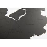 Houten Landkaart Nederland Muurdecoratie | Kadeloo