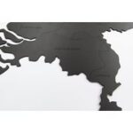 Houten Landkaart Nederland Muurdecoratie | Kadeloo