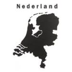 Houten Landkaart Nederland Muurdecoratie | Kadeloo
