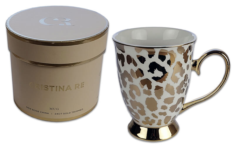 Mok Louis Luipaard 24kr. Goud Christina Re