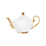 Theepot Ivory 2 kops 24kt Goud Christina Re | Kadeloo