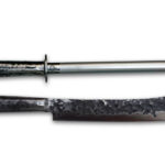 Forged Brute Slagersmes & Aanzetstaal Set | Kadeloo