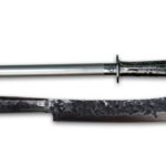 Forged Brute Slagersmes & Aanzetstaal Set | Kadeloo