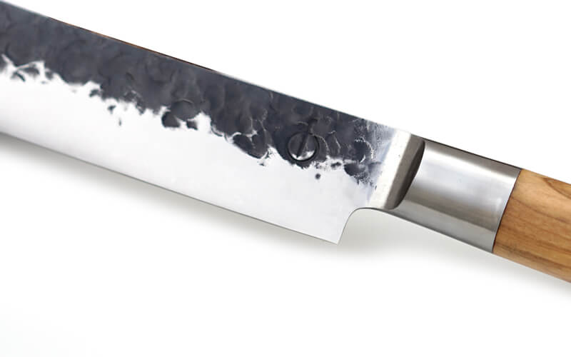 Forged Olive Slagersmes-Aanzetstaal Set