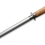 Forged Olive Slagersmes-Aanzetstaal Set | Kadeloo