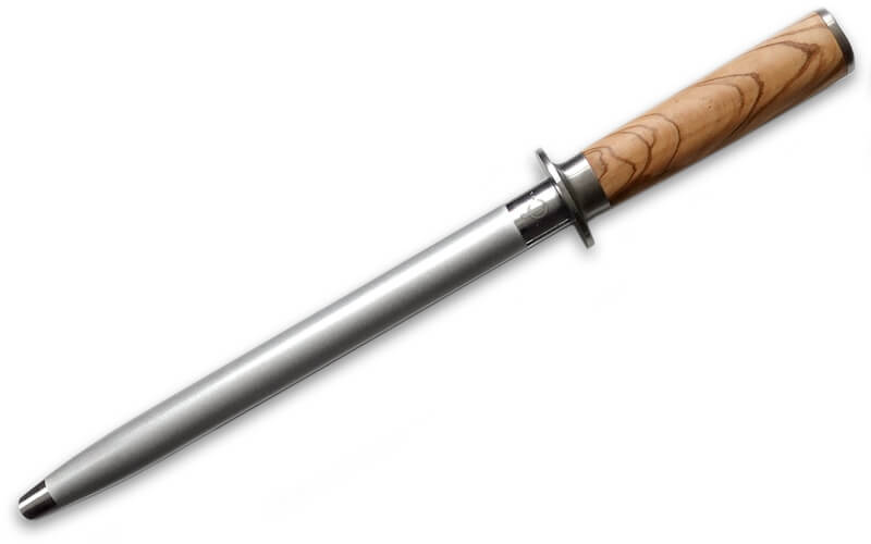 Forged Olive Slagersmes-Aanzetstaal Set