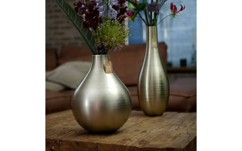 Glazen Vaas Bombay Champagne 37,5cm