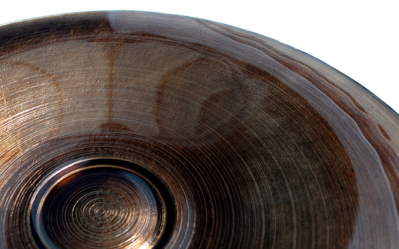 Luxe Schaal Bombay-IVV Glas Tobacco