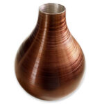 Luxe Vaas Glas Bombay-IVV Tobacco 31cm | Kadeloo