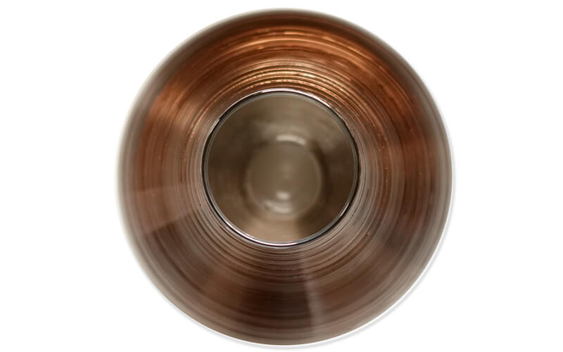 Luxe Vaas Glas Bombay-IVV Tobacco 31cm