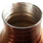 Luxe Vaas Glas Bombay-IVV Tobacco 31cm | Kadeloo