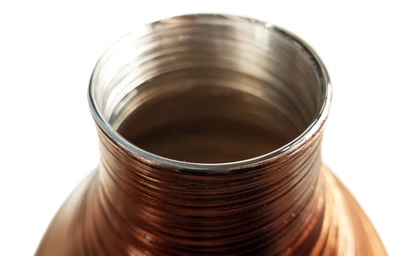 Luxe Vaas Glas Bombay-IVV Tobacco 31cm