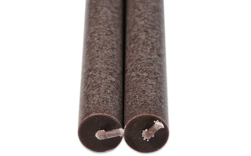 Kaarsen Koffie 35cm 2 Stuks Rondo