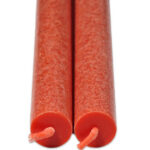 Kaarsen Koraalrood 35cm 2 Stuks Rondo | Kadeloo