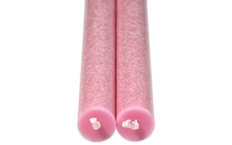 Kaarsen Roze 35cm 2 Stuks Rondo