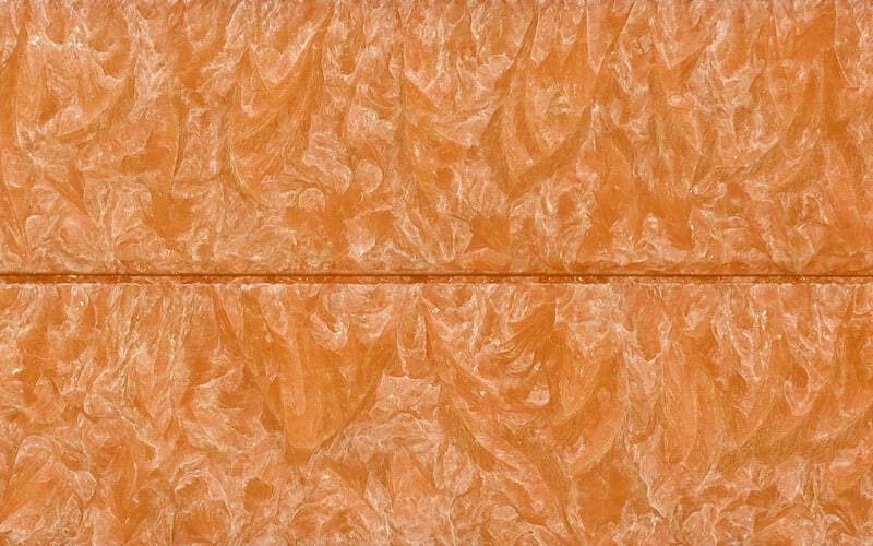 Vierkante Kaarsen Oranje 2 Stuks Amabiente