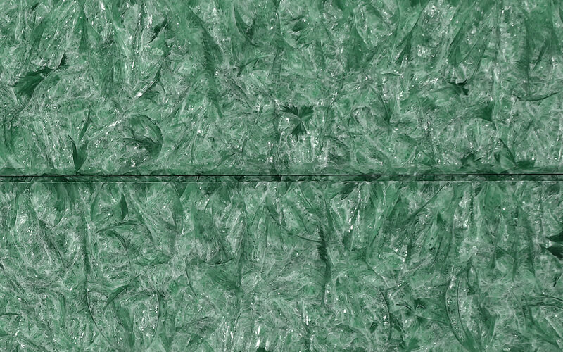 Vierkante Kaarsen Dennen Groen 2 Stuks Amabiente