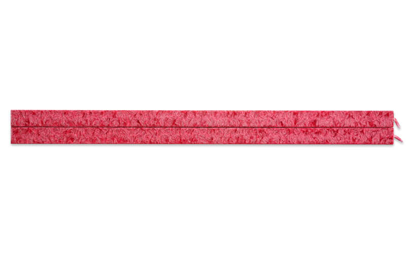 Vierkante Kaarsen Robijn 2 Stuks Amabiente