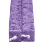 Vierkante Kaarsen Violet 2 Stuks Amabiente | Kadeloo