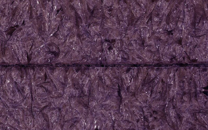 Vierkante Kaarsen Aubergine 2 Stuks Amabiente