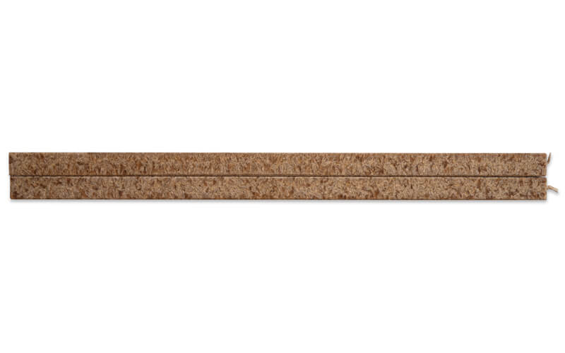 Vierkanten Kaarsen Caramel 2 Stuks Amabiente