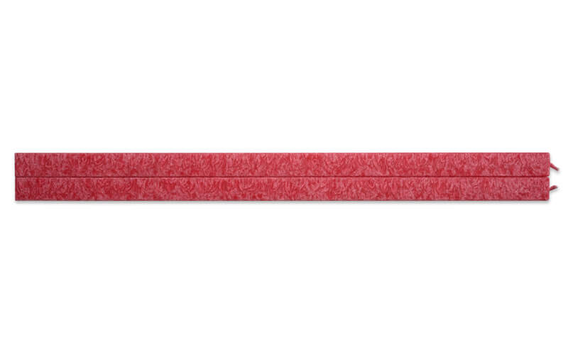 Vierkanten Kaarsen Rood 2 Stuks Amabiente