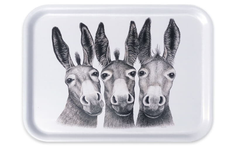 Dienblad "Amigos" Ezeltjes