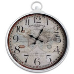 Wandklok Metaal Wit Ø 67cm | Kadeloo