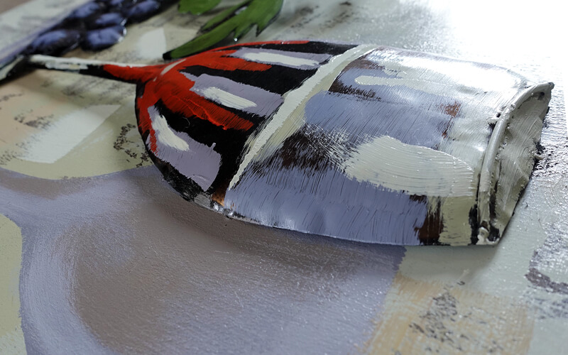 Metalen Schilderij 3D Wijn Gave Specials