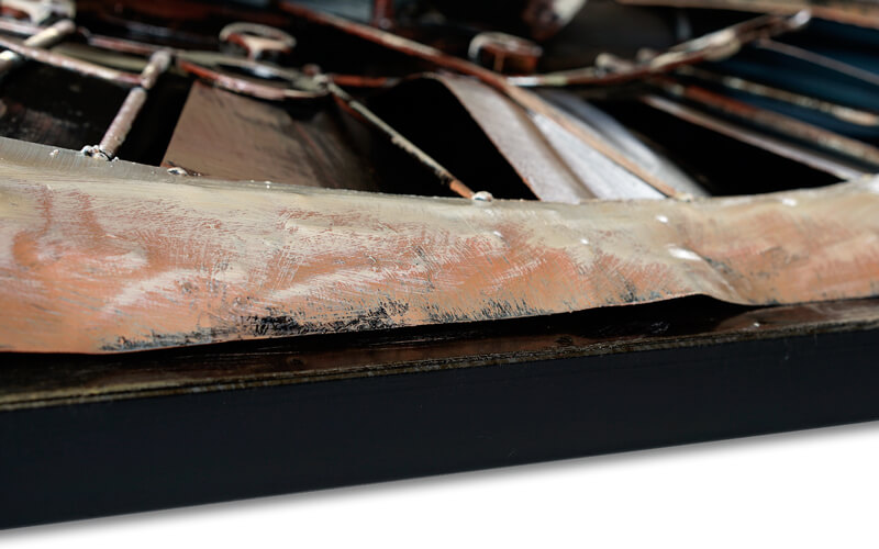 Metalen Schilderij 3D Vliegtuig-Propeller Gave Specials