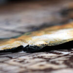 Metalen Schilderij 3D Wereldkaart-Goud Gave Specials | Kadeloo