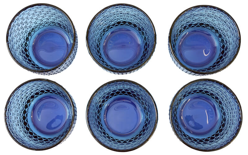 Waterglazen Sixties-IVV Blauw uni