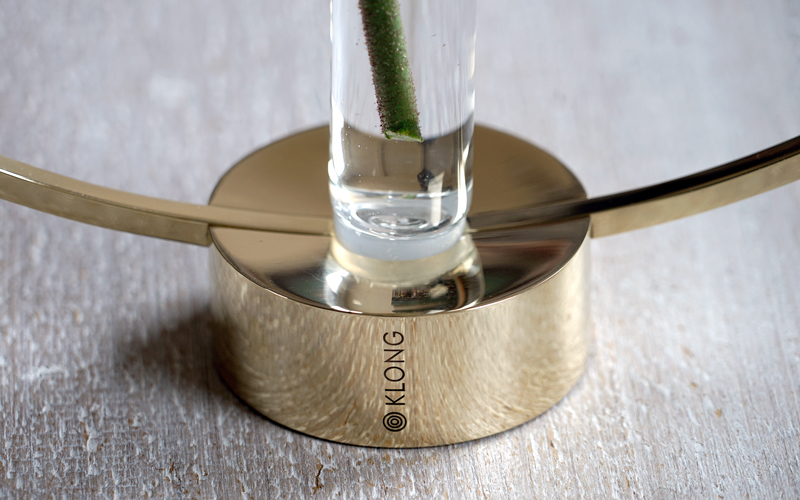 Luxe Kandelaar Rond messing 'Gloria' Klong Klein