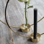Luxe Kandelaar Rond messing 'Gloria' Klong Klein | Kadeloo