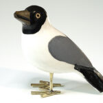 Houten vogel miniatuur Kokmeeuw | Kadeloo
