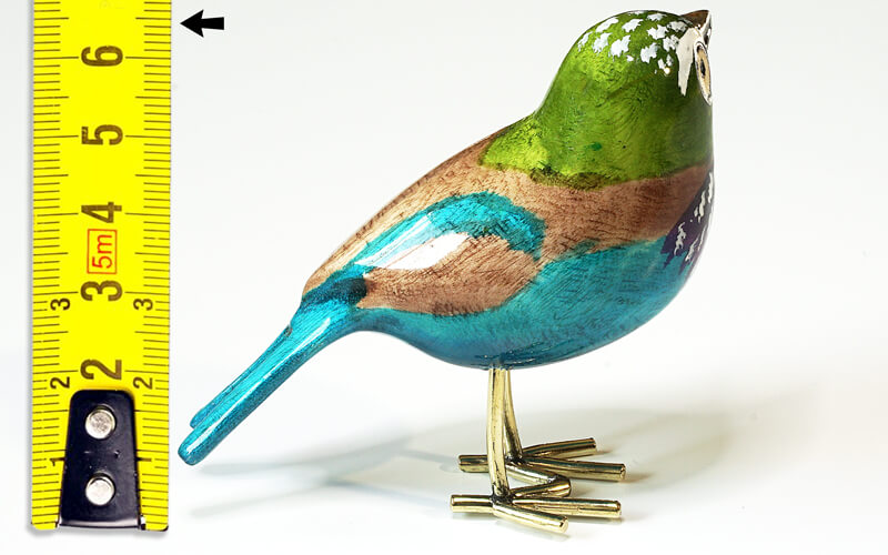 Houten vogel miniatuur Vorkstaartscharrelaar