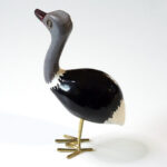 Houten vogel miniatuur Struisvogel | Kadeloo
