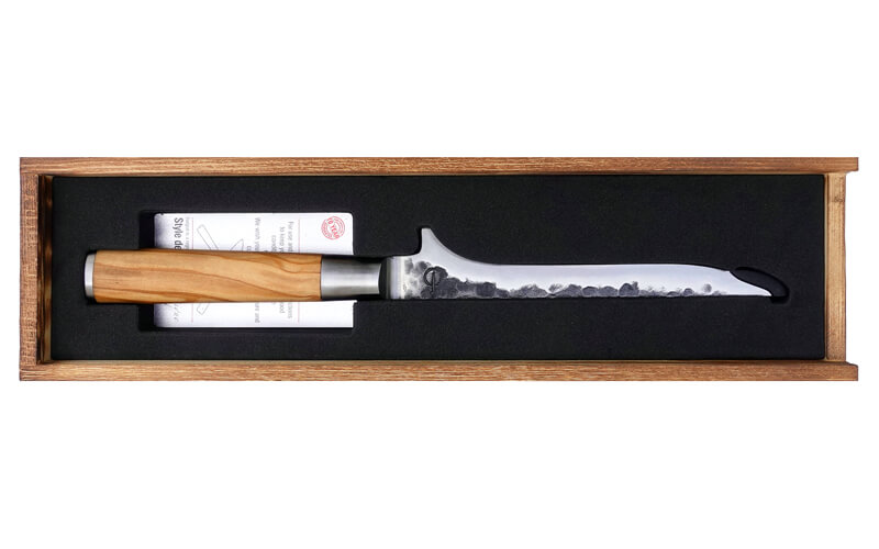Forged Olive Uitbeenmes