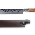 Forged Leren Beschermhoes Slagersmes | Kadeloo