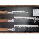 Forged Olive Keukenmessen set 3-Delig | Kadeloo