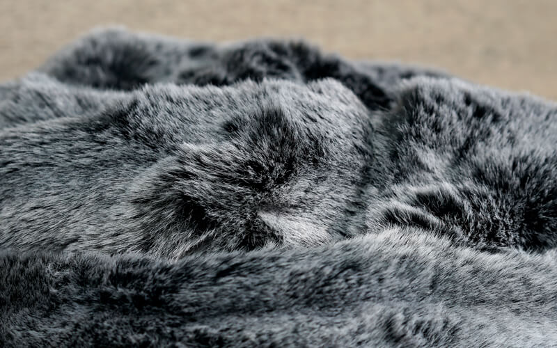 Plaid Cocooning Grijze Nerts