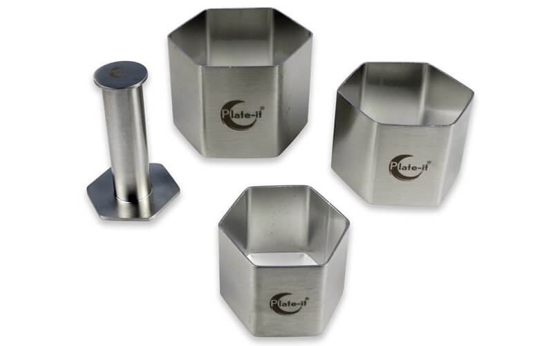 Garneerringen Hexagon Plate-it
