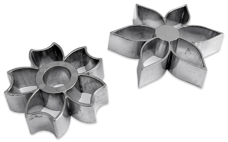 Buñuelos vormen Flower-Power Plate-it