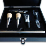 Kurkentrekker Luxury Line Eiken met accessoires | Kadeloo