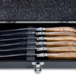 Vleesmessen Luxery Line Wortelhout Laguiole | Kadeloo