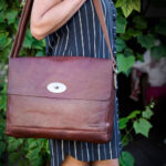 Leren Schoudertas Kaszer Cognac | Kadeloo