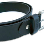 Heren Riem Zwart Buffelleer | Kadeloo