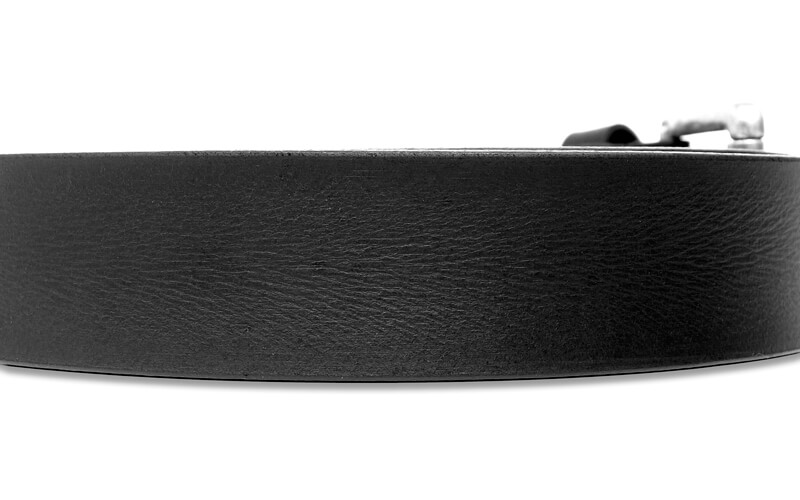 Heren Riem Zwart Buffelleer