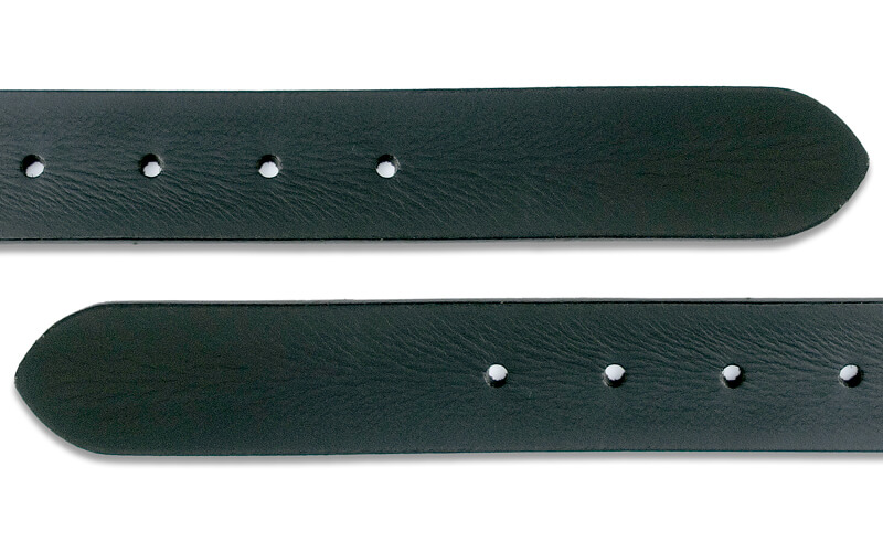 Heren Riem Zwart Buffelleer