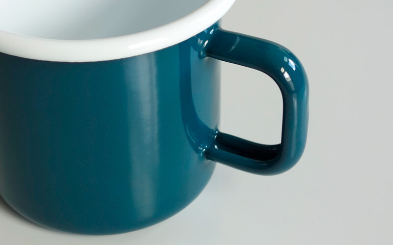 Geëmailleerde Mok Blauw Kockums